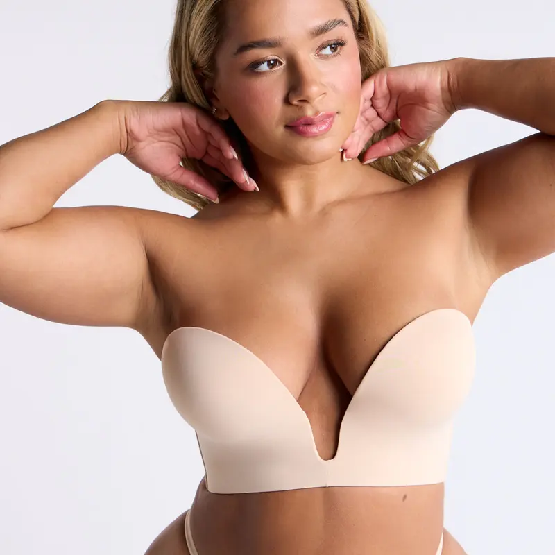 Strapless u-wire microfibre multiway bra 5