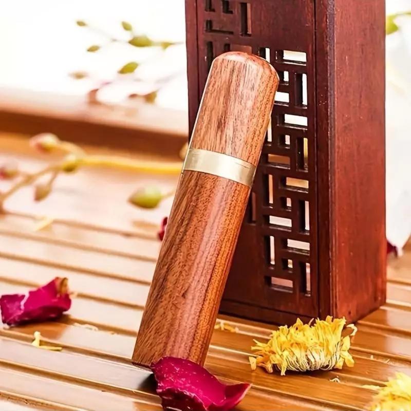 Vintage Wooden Toothpick Holder Pocket Toothpick Dispenser Boxes Tools Portable 2