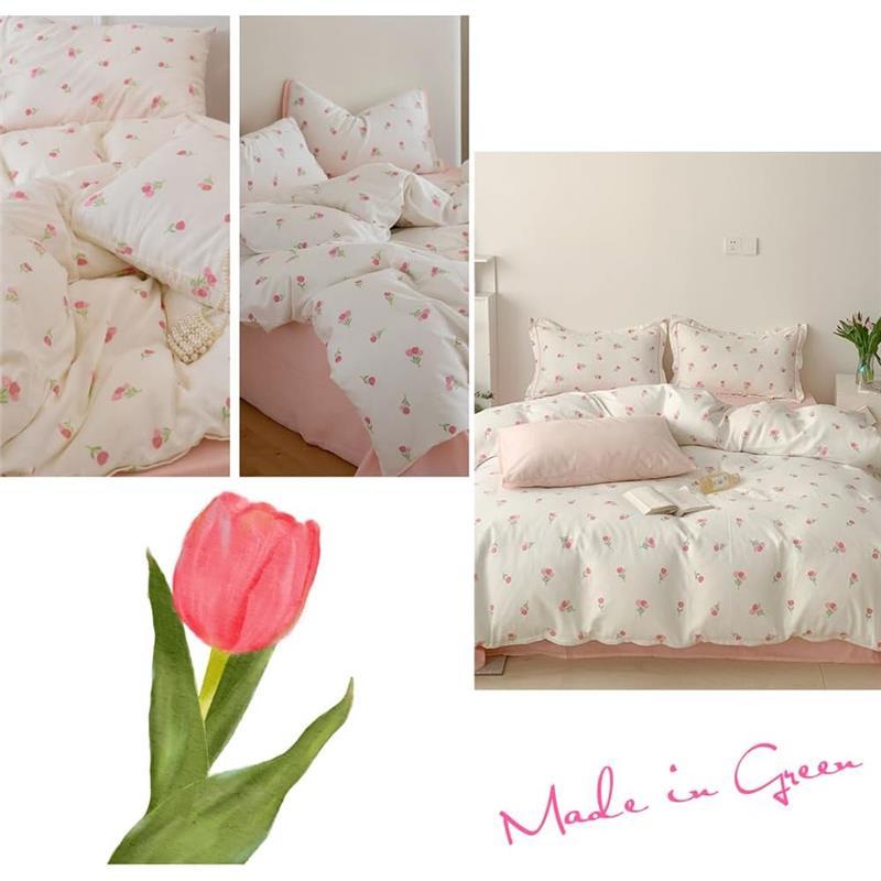 Double Duvet Cover Set Floral Bedding Modern Comforter Cover with Zipper Closure and 2 Pillowcases 2