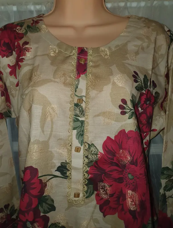 Pakistani ladies Ready-made Suit shalwar kameez 2Pcs Winter Khadar Indian Party Womenswear Asian Clothing Comfort 1