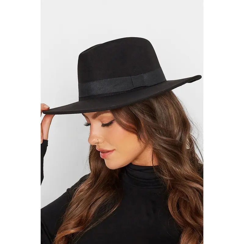 Black Fedora Hat 0
