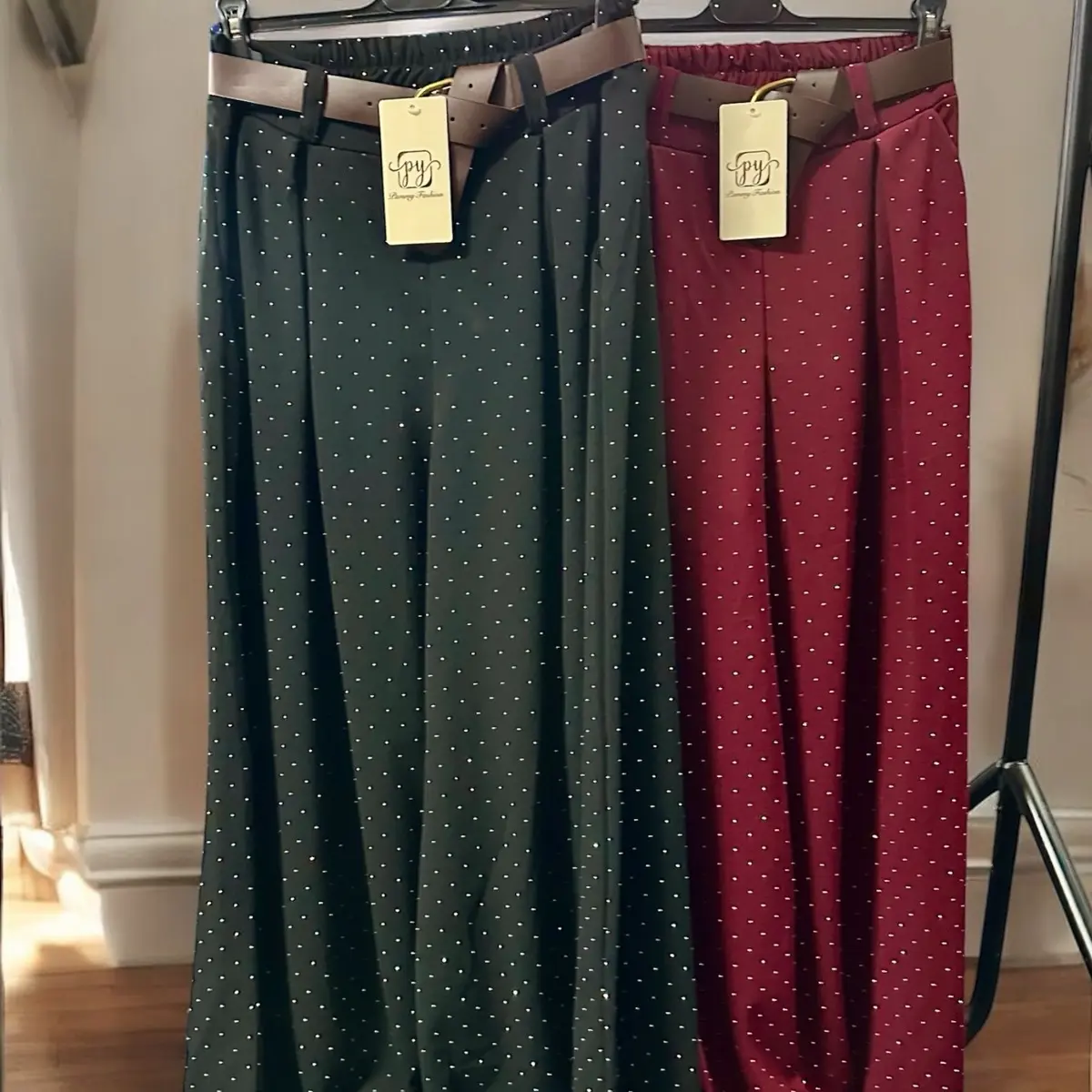 Lily Studded Wide Leg Trousers size 8-16Uk
