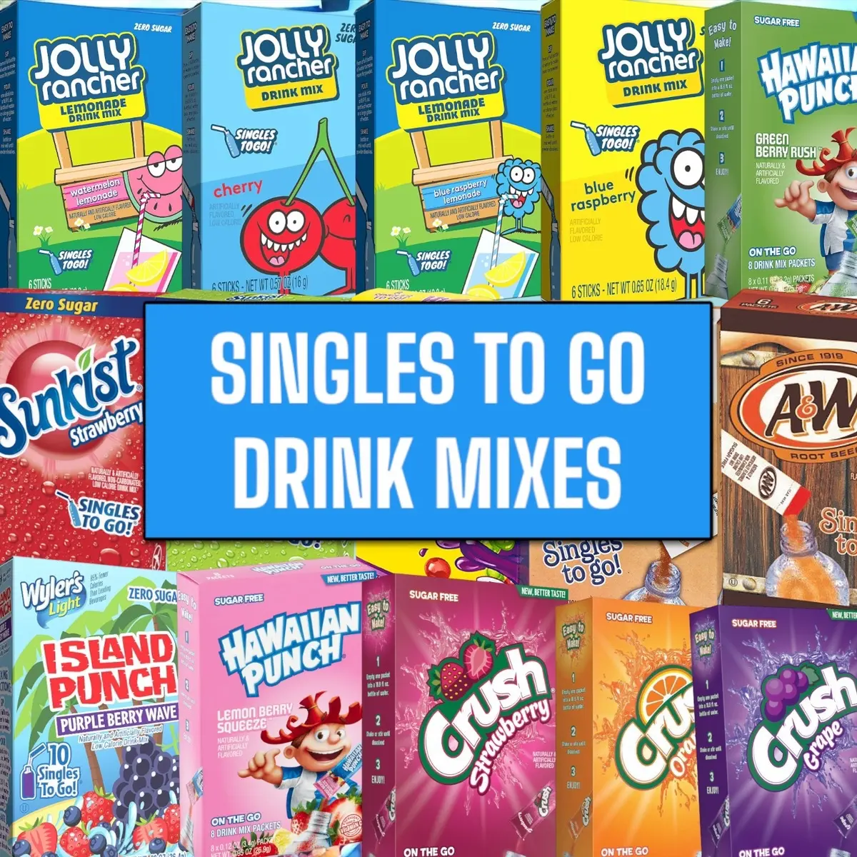 Singles to Go Drink Mixes - Pick your Flavours