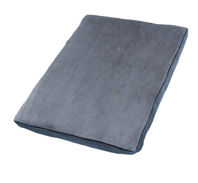 Dog/Cat Bed Pet Pillow Mat Cushion 5CM Thick | Rectangle Reversible Soft Polyester Cover Double Sided Bed For Small Dogs & Cats & Medium Or Large Dogs With Removable & Washable Cover Filled With Fibre Sheet | Fleece Fabric Dog Crate Bed Anti Slip Bottom 6