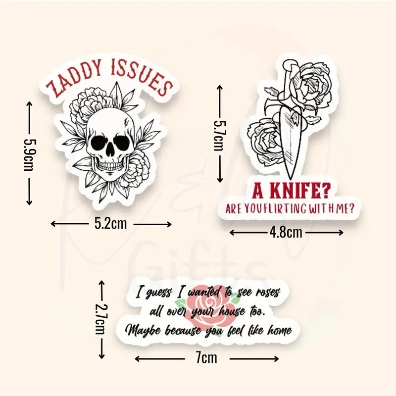 Run Little Mouse Stickers | Officially Licensed | Dark Romance 1