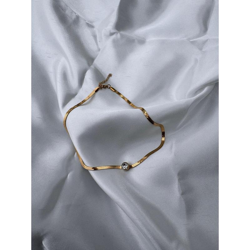 Dita Super Double Electroplated Hypoallergenic Stainless Steel Choker Chain Necklace 4
