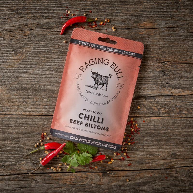 Raging Bull Chilli Beef Biltong 1