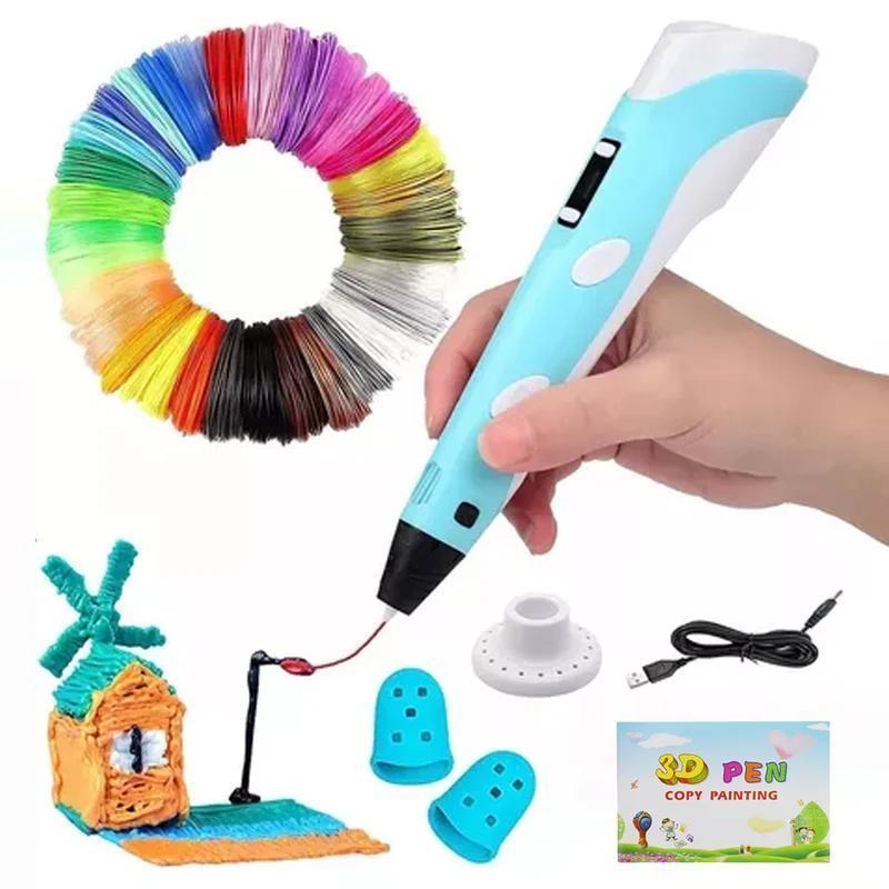 Product Introduction of Creative Student DIY Printer Pen Kit, 1 Set Plug & Use Multifunctional 3D Printing Pen Kit, Student Education Devices, 3D Pen with LCD Screen, Best Gift For Students, Girls Birthday Gift 4