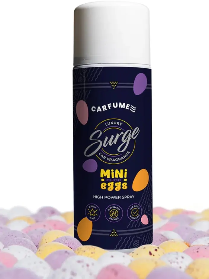 Carfume Surge Mini Eggs - Luxury Car & Home Air Freshener - Long Lasting - Limited Edition