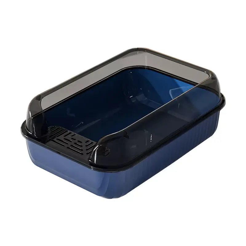 Extra Large Open Cat Litter Tray High Sided Deep Jumbo Rim Pan Box Loo Toilet UK 0
