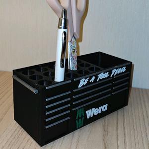 Wera inspired Desktop Storage Box, Multipurpose Desk Organizer for Home & Office & School & Garage