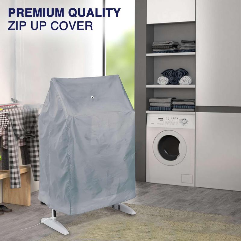 Tarrapu 3-Tier Heated Airer Cover: Drying Rack Cover with Zip, Efficient Drying & Storage to Dry Clothes Faster - 147 X 73 X 70 cm 3
