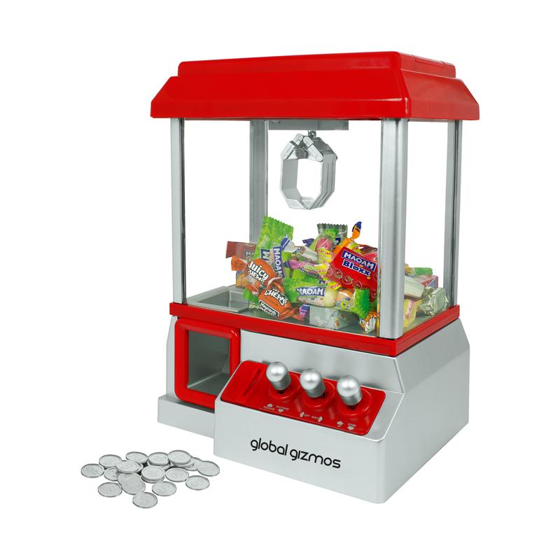 Global Gizmos Candy Grabber Machine / Battery Operated Kids Game / Retro Arcade Attraction / Novelty Sweets Dispenser / Toy Story Claw Game 0
