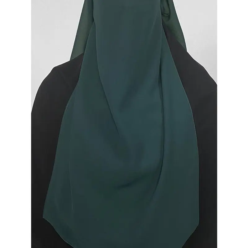 Long Rectangular 2 Layer Niqab | Eye Flap 6