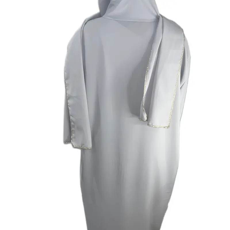 1 piece hijab and abayah with gold embroidery 7