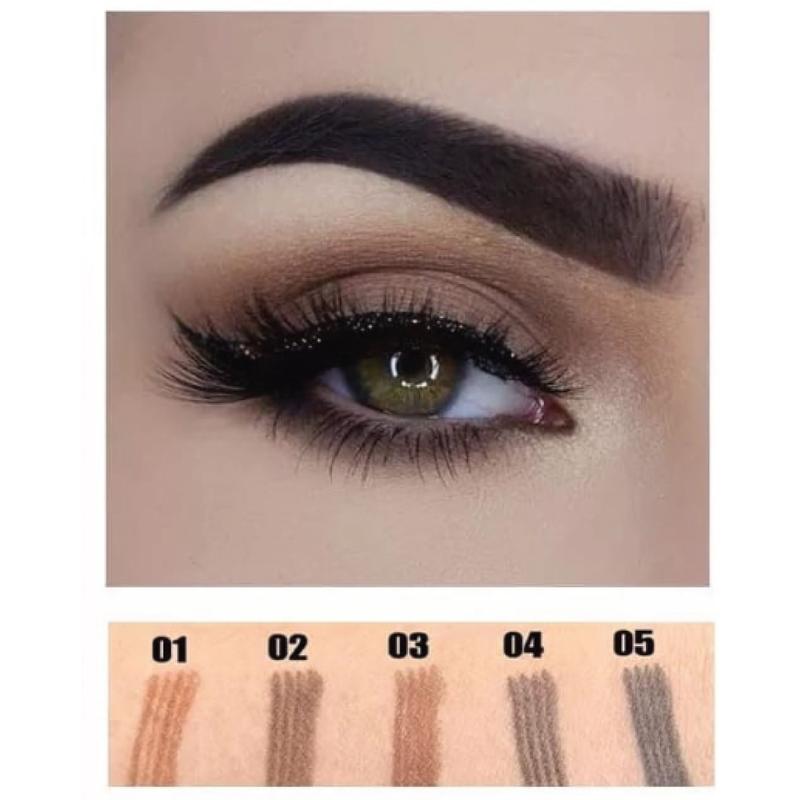 Professional Eyebrow Pen, 4-fork Liquid Eyebrow Pen, Waterproof, Smudgeproof, Long-lasting and Easy to Shape Eyebrows, Eye Brow Pencil, High Pigmented Brow Shading Filling Styling Pen, Easy to Apply, Daily Cosmetic 2