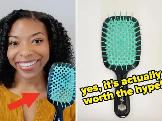 Oxatex Detangling Hair Brush Wet Dry Hair Brush Kids Women Detangle Brush For Thick Hair, Curly, Straight & Natural Hair Haircare Heatless 6
