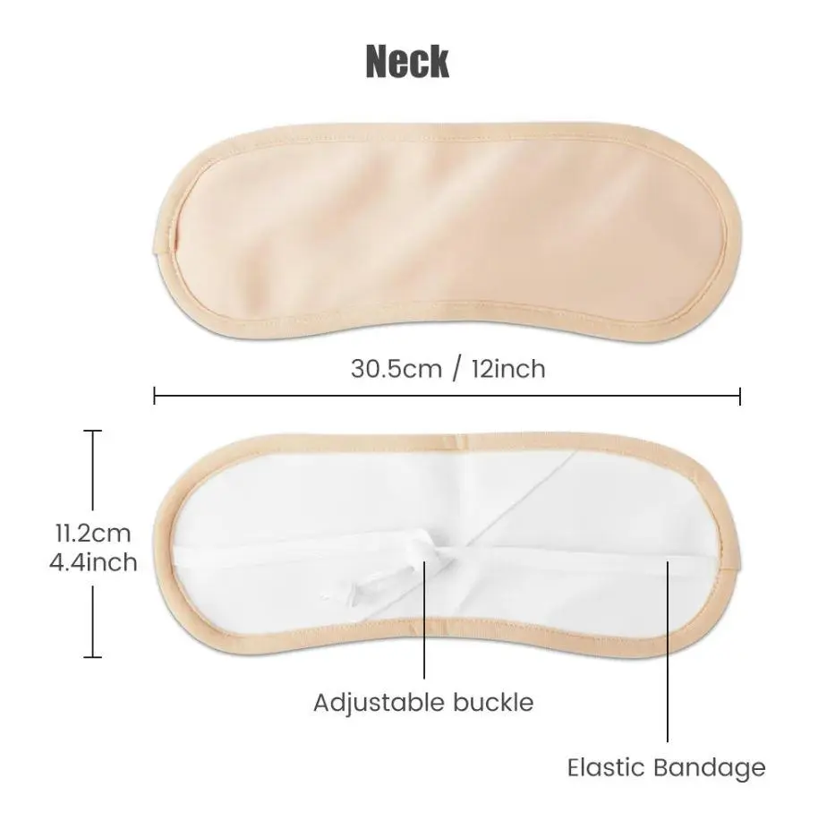 Reusable Bamboo Neck Wrap - Castor Oil Pack Organic Case Daily Gentle
