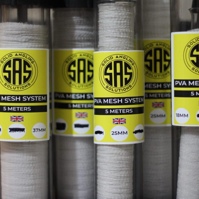 Solid Angling Solutions - PVA mesh system for Carp Fishing in Sizes 18mm, 25mm & 37mm 0