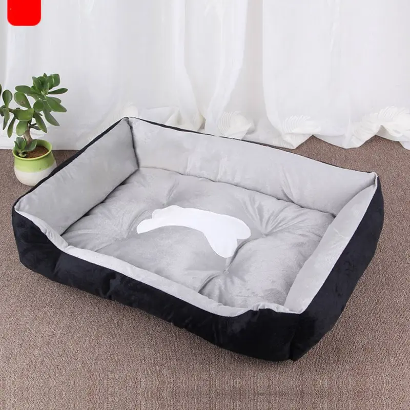 Large Warm Plush Dog Bed Mat for Pet Puppy - Washable Calming Cushion 4