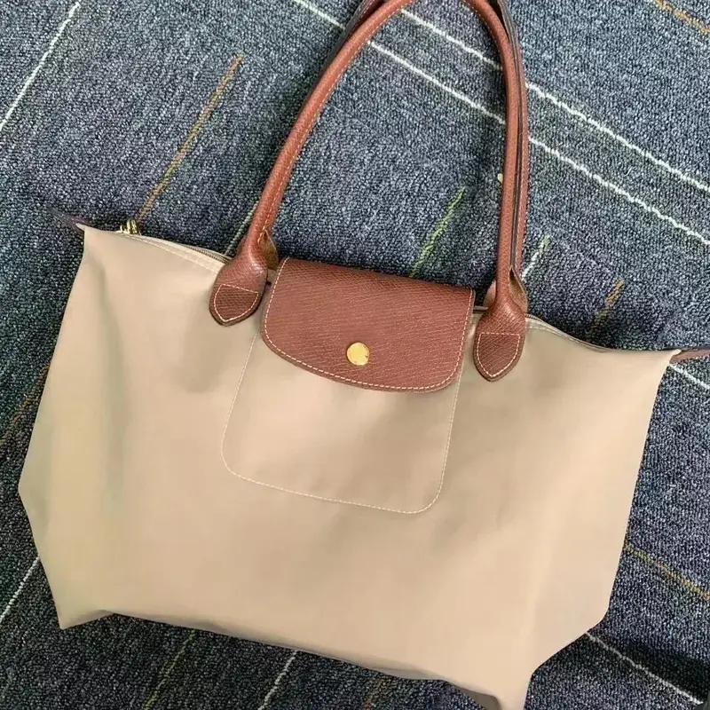 Women Folding Designer Fashion Casual Shoulder Bag High Quality Nylon Handbags Sac Large Capacity Classic Tote Bag New 7