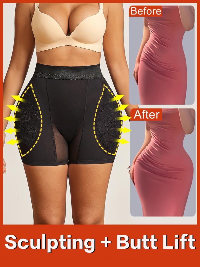 Product Introduction of Ladies' Shaping Shorts with Fake Buttocks for Enhancing Curves, High-Waisted Tummy Control Underwear with Removable Sponge Pads, Comfortable Body-Shaping Bodysuit for a Slim And Attractive Figure. 0