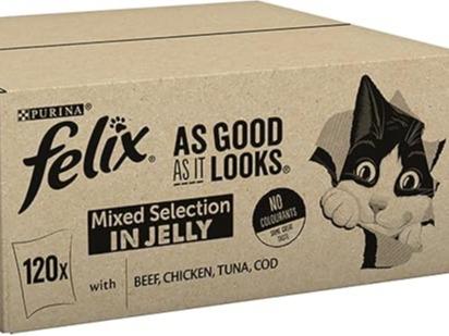 Felix As Good As It Looks Meat And Fish Cat Food, 100 g (Pack of 120) 5