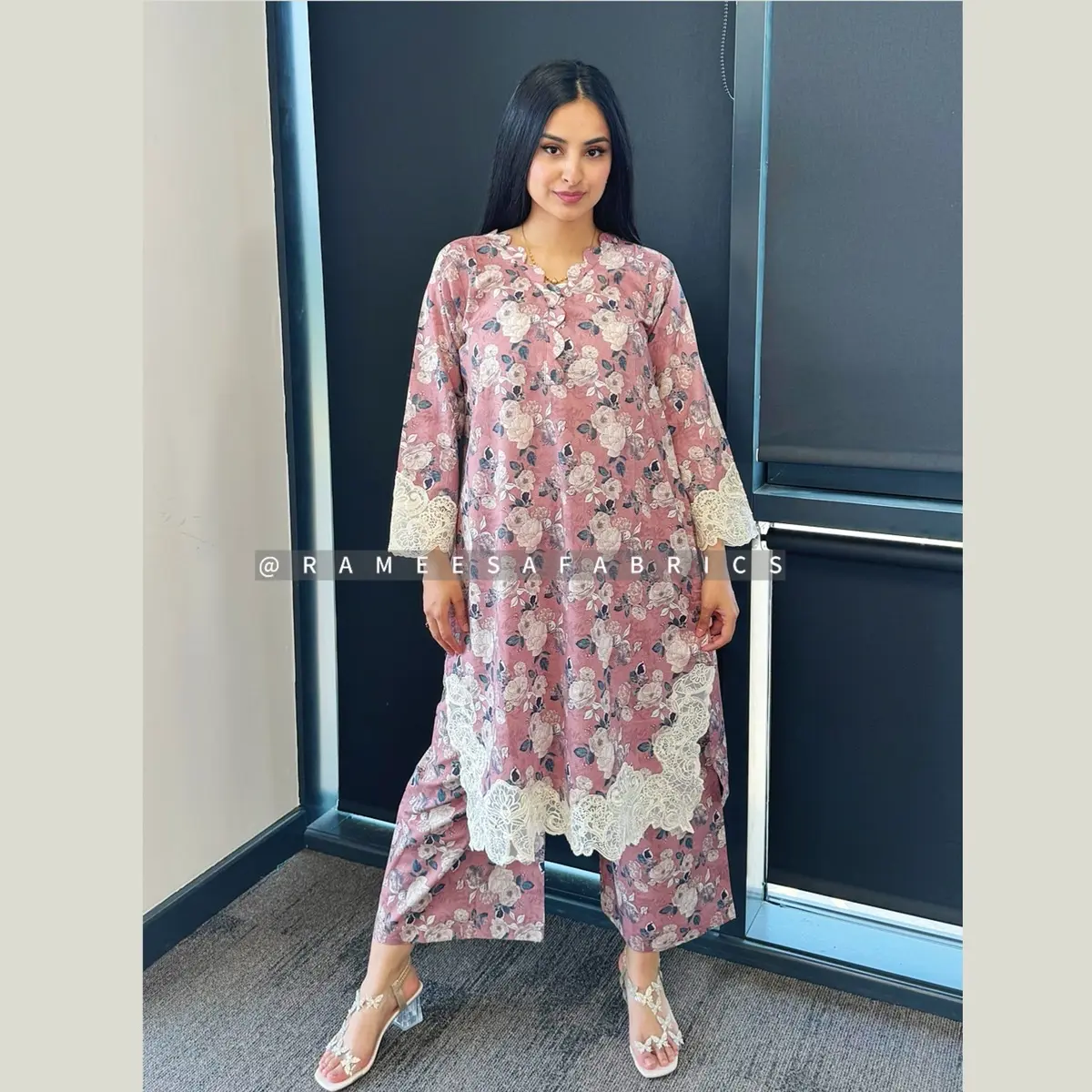 Print Summer Lawn Coords with Embroidery