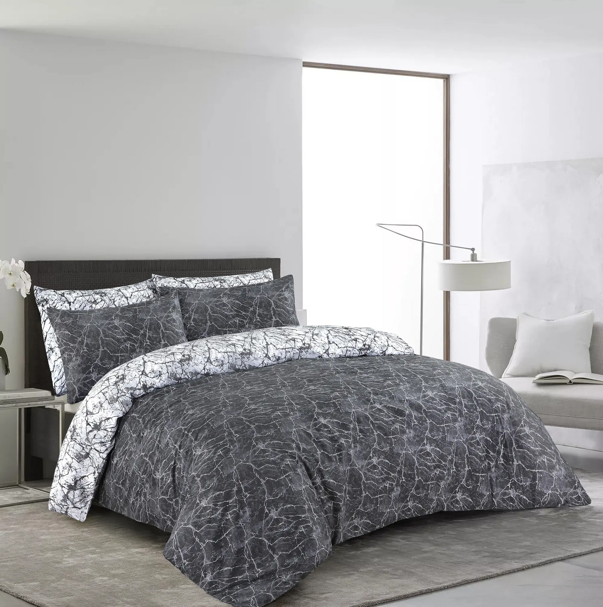 Duvet Cover Set 100% Soft Microfiber Quilt Covers Bedding Sets Double King Super King Size