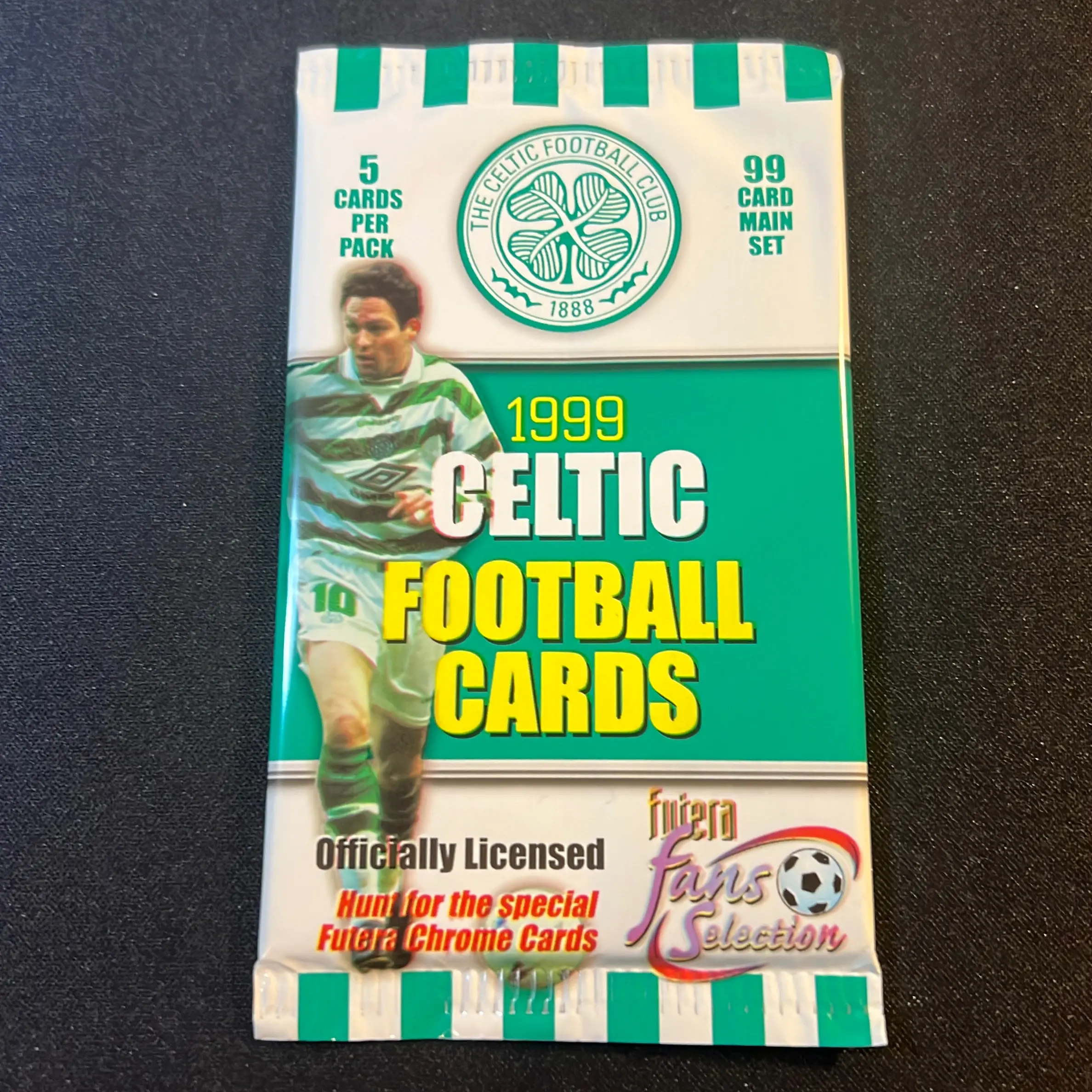 CELTIC FC 1999 FUTERA LIVE OPENED PACK
