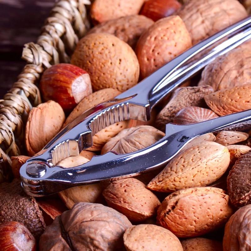 Heavy Duty Nut Cracker Tool – Stainless Steel Walnut & Pecan Cracker with Non-Slip Handle for Nuts & Shellfish 4