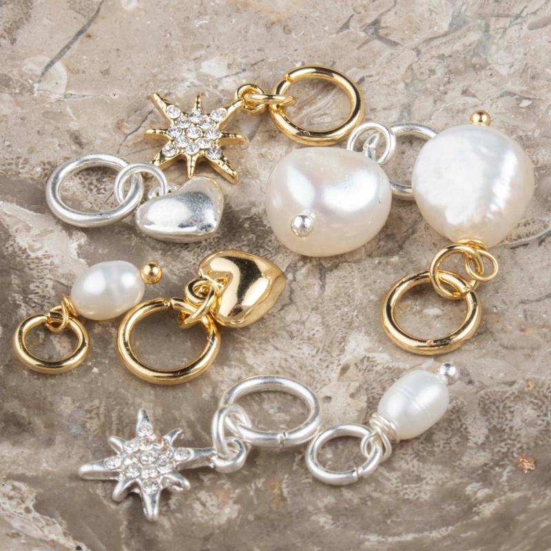 ***£10 sale***Hannah Paperlink Necklace – Gold Plated – Add a charm 1