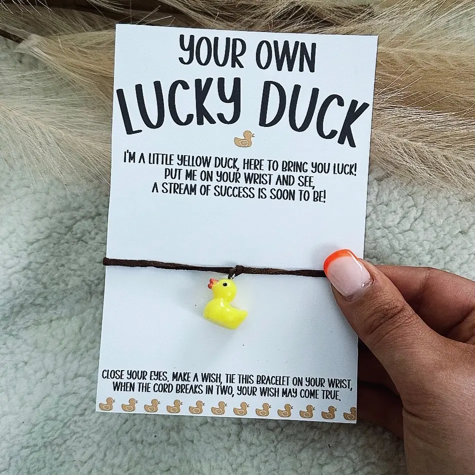 Good Luck Duck | Lucky Duck | Good Luck Gift | Lucky Duck Gift | Desk Duck | Pocket Hug Duck | Novelty Duck | Bulk Gift | PTA Gifting Ornaments Decor