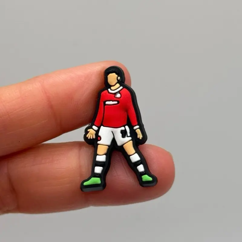 Football Shoe Charms for Croc shoe style -  Footwear- birthday gifts - cute and fun 8