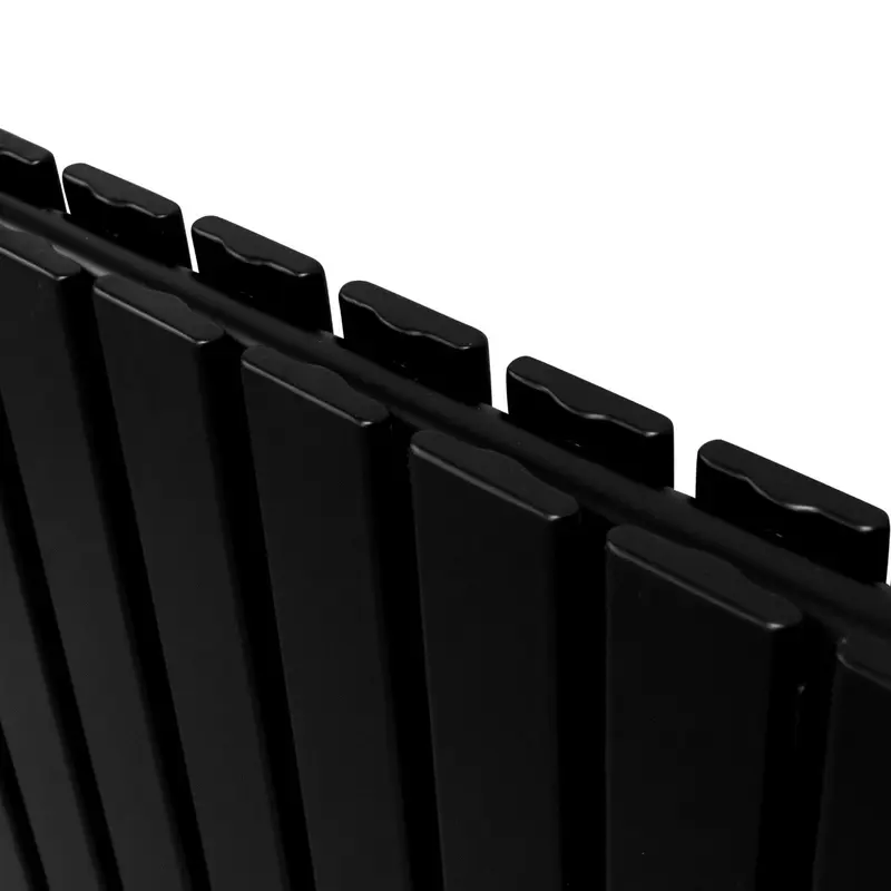 Designer Flat Panel Radiators Matt Black 1800mm x 560mm 6
