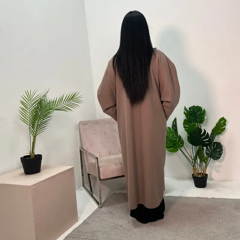Lena Mocha Oversized Batwing Long Coat 1