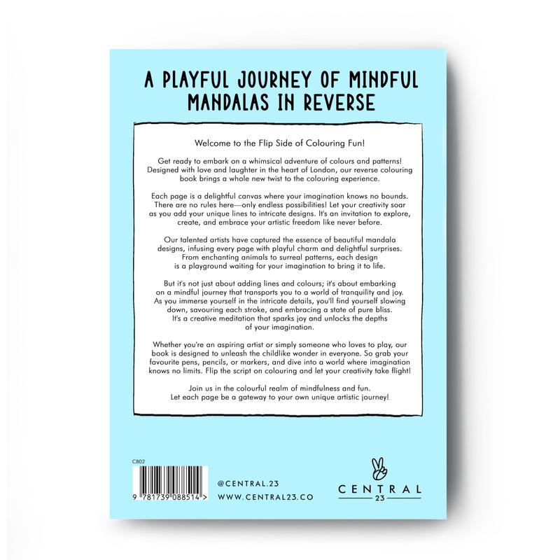 Mandalas in Reverse Colouring Book - You Draw The Line Doodle Abstract Mandala Art Pattern, 54 Pages - Calming Mindfulness coloringbook for adults coloringpages colouring  books viral  coloring 1