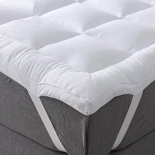 10CM Deep MATTRESS TOPPER Heavy Box Stitched Thick Hotel Quality Microfiber UK 3