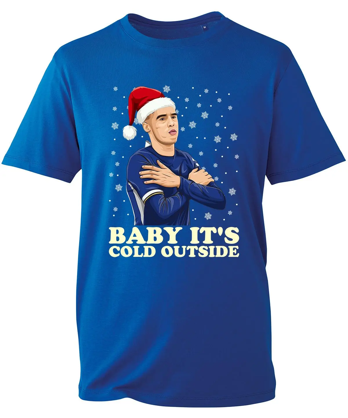 Baby Its Cold Outside Christmas T-Shirt, Cold Palmer Xmas Shirt, Funny Cold Palmer Celebration Printed Tshirt, Xmas Gifts for The Blues, Adult Unisex Tee Top