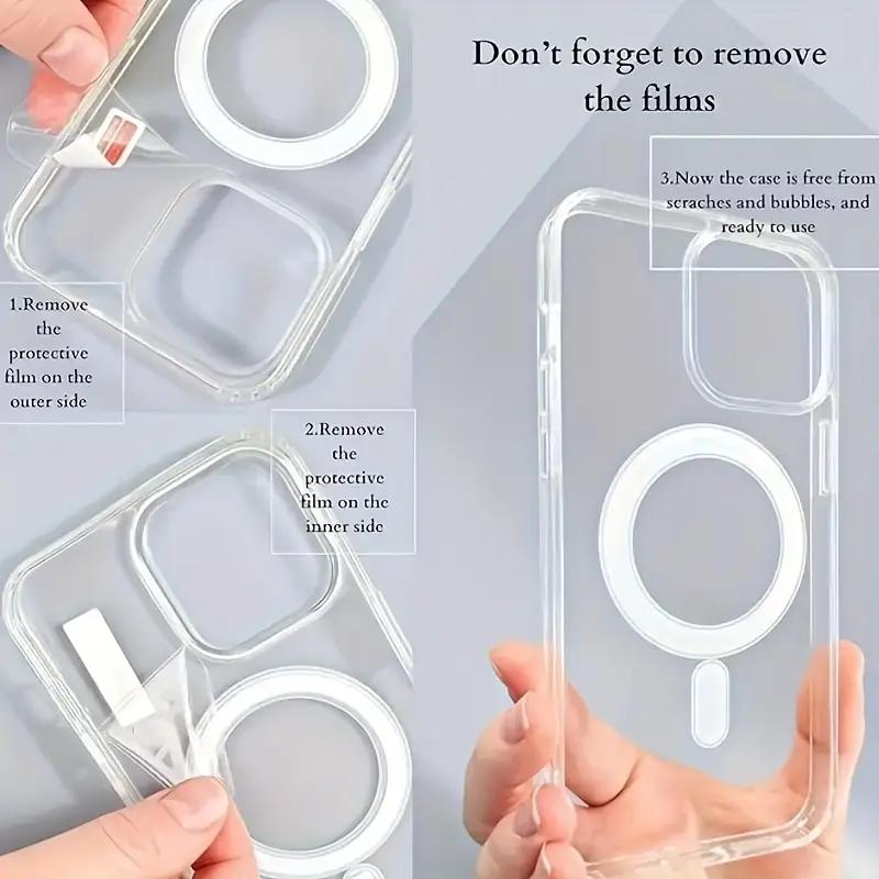 Clear iPhone 15/16 Case - Protect Your Phone with Style - Cover, Protection Casing Shockproof Phonecase 6