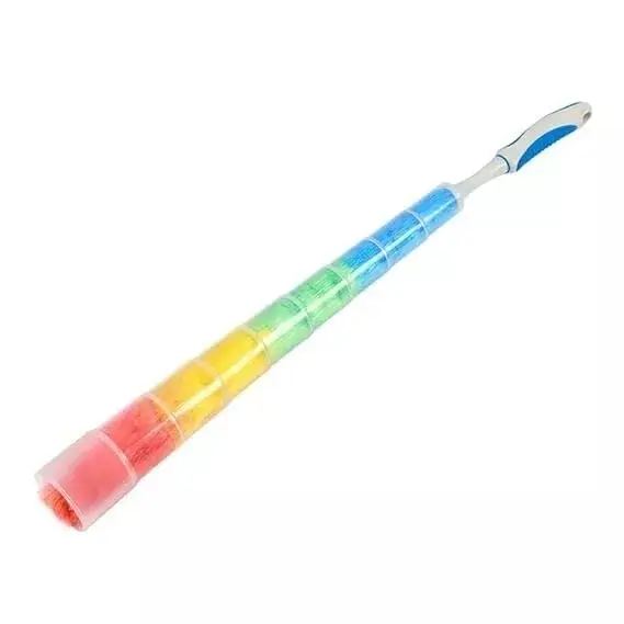 ANTI STATIC DUSTER FEATHER RETRACKABLE COVER HYGIENIC BRUSH DUSTING CLEANING 2