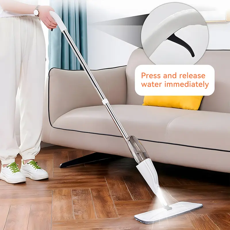 Efficient Floor Cleaning with VegiMax Dry & Wet 2-in-1 Spray Floor Mop - Perfect for Hardwood, Tile, and More! magicmop and  Microfiber Traditional Removable 5
