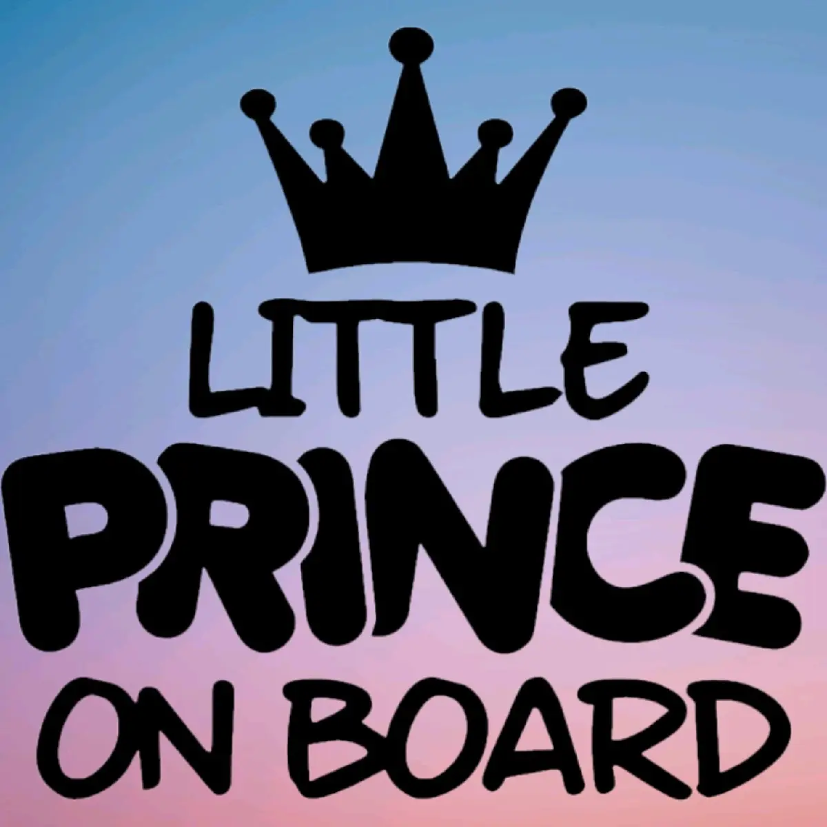 Little Prince On Board Vinyl Decal Sticker For Car/Window/Laptop/Wall