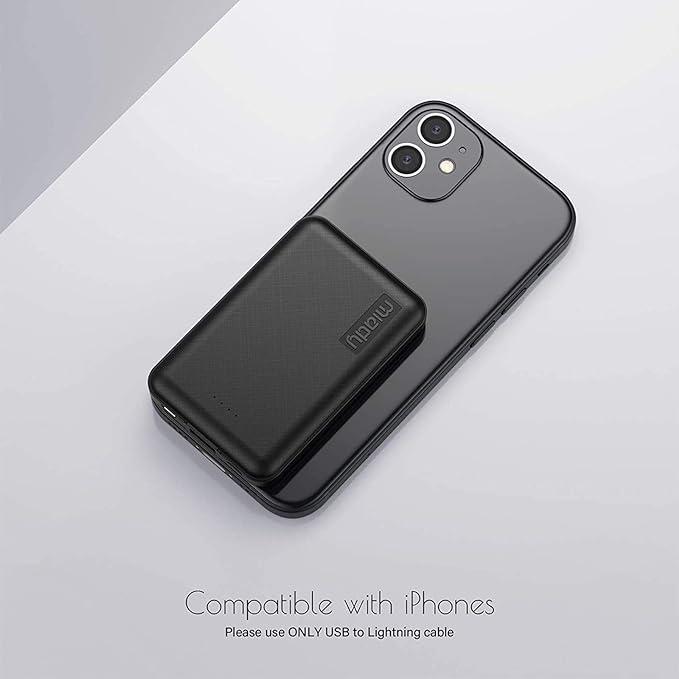 Product Introduction of 【2-Pack】5000mAh Ultra Slim Portable Charger Power bank, 2.4A USB High-Speed Compact External Battery Pack Compatible with iPhone, iPad, Samsung, Nexus and more Accessories Smartphone 0