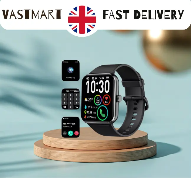 Smartwatch HD 1.39” | IP68 Waterproof | 100+ Sports Modes | 5-7 Days Battery
