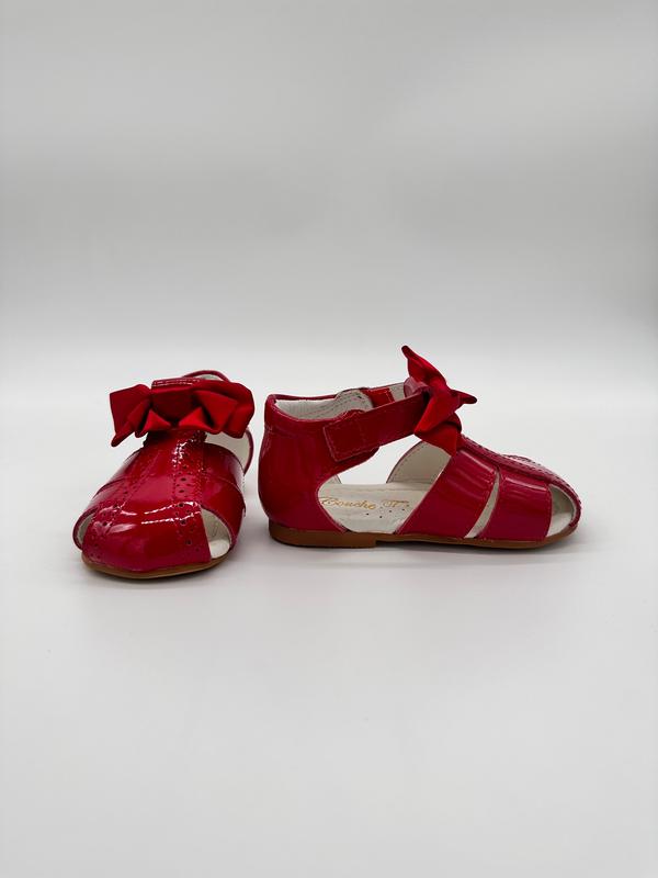 JULIA Red Summer Trendy Bow Kids Shoe 1