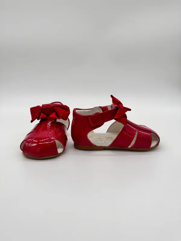 JULIA Red Summer Trendy Bow Kids Shoe 1