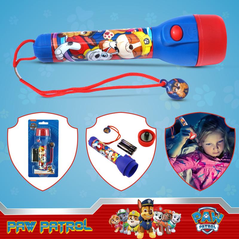 16cm Plastic Paw Patrol Big LED Torch for Kids, Children Christmas Present Flashlight, Xmas Gift, Nightlight Torch 6