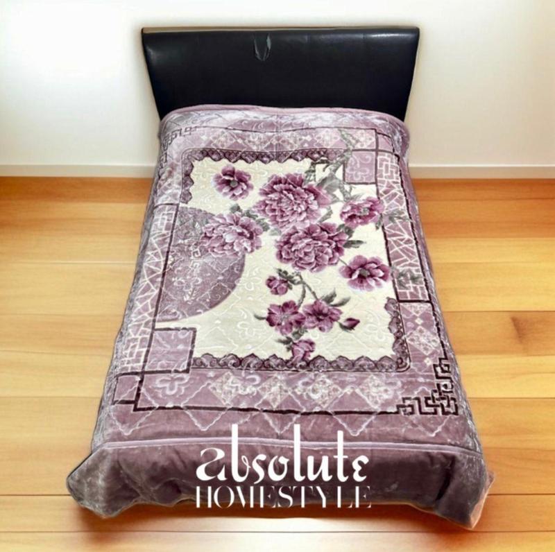 2Ply Reversible 6k Heavy Blanket Soft Thick Cloudy Faux Fur Mink Blanket Throw Bedspread 2