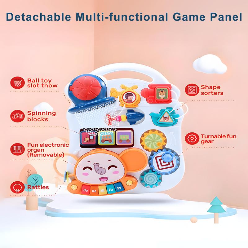 2-in-1 Baby walker and Baby interactive entertainment game table 6